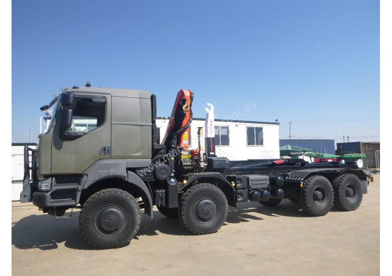 caption Renault Kerax Hooklift/Bi Fold Truck