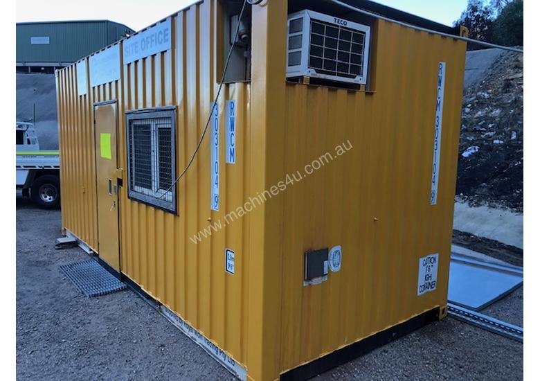 caption 20ft Shipping Container Office- insulated