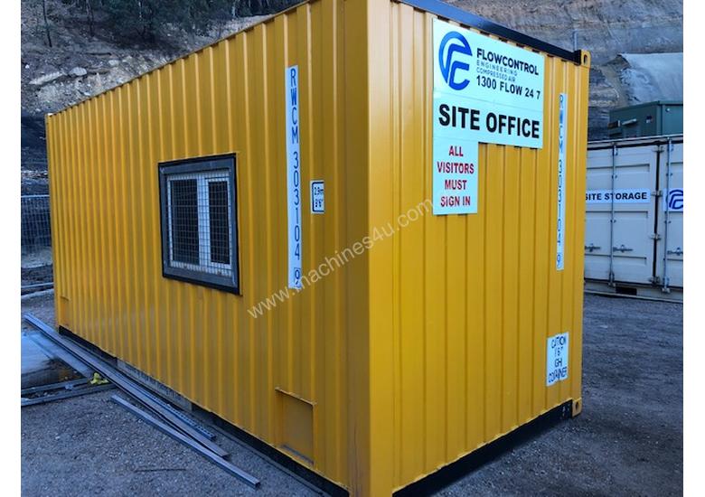 caption 20ft Shipping Container Office- insulated