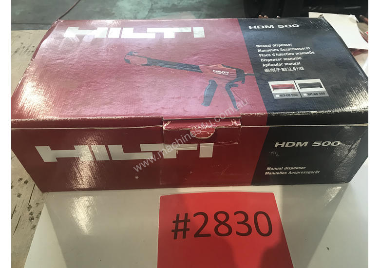 New hilti Hilti Glue Gun HDM 500 Manual Chemical Anchor Expoxy Adhesive
