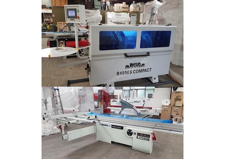 caption X DEMO RHINO PANEL EQUIPMENT PANEL SAW + EDGE BANDER PACKAGE