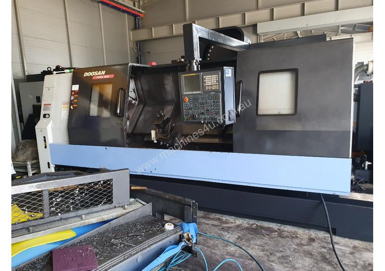 caption 2012 Doosan Puma-400LB CNC Lathe
