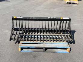 Skid Steer 1580mm Flat Bar Rake Bucket - Obsolete Stock - picture0' - Click to enlarge