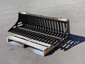 Skid Steer 1580mm Flat Bar Rake Bucket - Obsolete Stock - picture1' - Click to enlarge