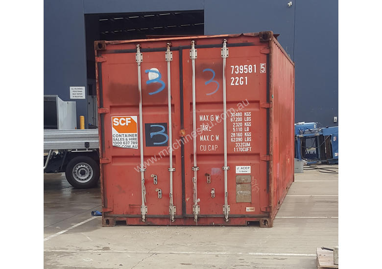 Used 20 Foot Shipping Container DANDENONG VIC Shipping Container in