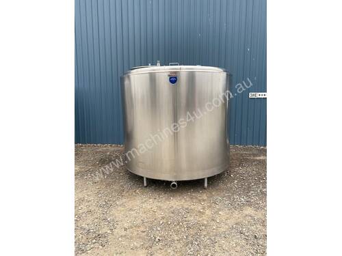 4,800ltr Jacketed Stainless Steel Tank, Milk Vat**WE ARE OPEN DURING LOCKDOWN**