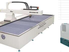 3-axis flying arm waterjet cutting machine DWJ-380-2060FB for glass cutting - picture0' - Click to enlarge