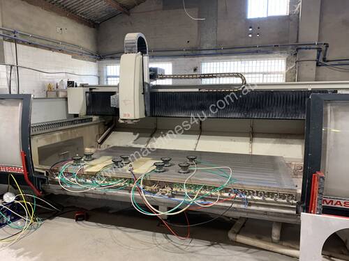 Used - Intermac Master 33CT - Stone or Glass CNC Machine - In Good Working Condition  