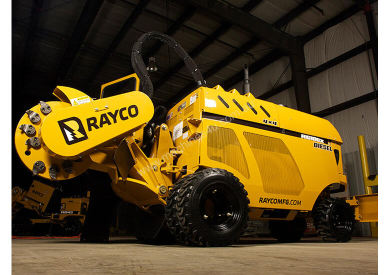 caption 2019 Rayco RG100 Remote Stump Grinder