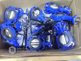 CRATE COMPRISING OF ASSORTED BUTTERFLY VALVES - picture0' - Click to enlarge