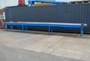 Motorised Variable Speed Modular Belt Conveyor - 8.2m long Motorised Variable Speed Modular Belt Conveyor - 8.2m long