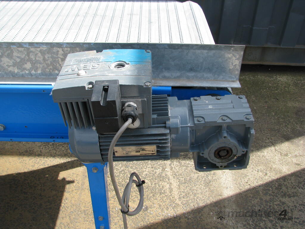 Used Flat Belt Powered Conveyor Motorised Variable Speed Modular Belt ...