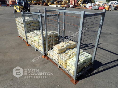 3 X CAGES COMPRING OF TEMPORARY FENCE FOOTINGS