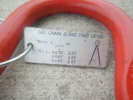 Unused G80 Double Legged 8mm Lifting Chain - picture1' - Click to enlarge
