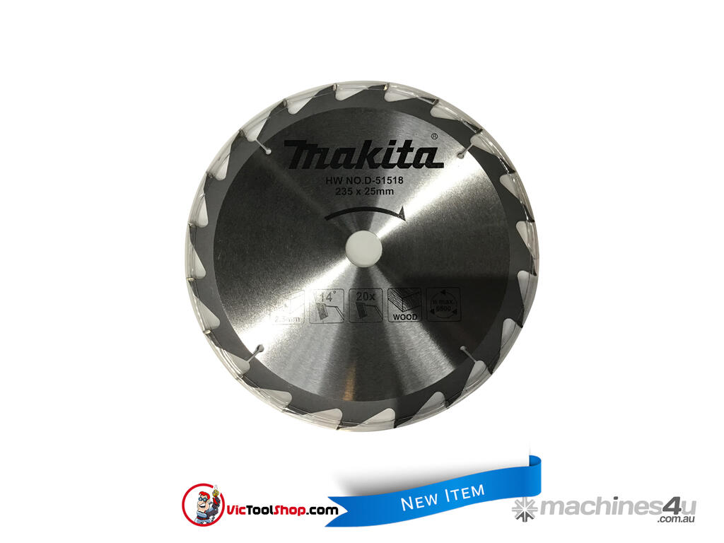 New Makita Makita D 51518 235mm X 25mm 20T Economy Saw Blade Cold Saw