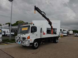 2009 HINO FG 500 - Truck Mounted Crane - 1527 - Tray Truck - Tray Top Drop Sides - picture0' - Click to enlarge