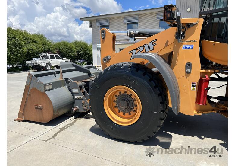 caption 2016 CASE 721F Wheel Loader