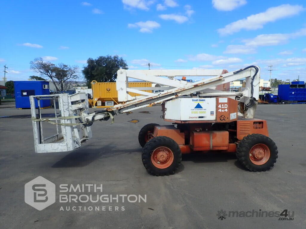 Used 2000 SNORKEL UNO41KV 4X4 BOOM LIFT Articulated Boom Lifts in