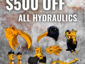 *FINAL 2021 PROMOTION* 10 - 15 TONNE $500 OFF ENTIRE HYDRAULIC RANGE | OFFER ENDS 7TH DECEMBER - picture0' - Click to enlarge