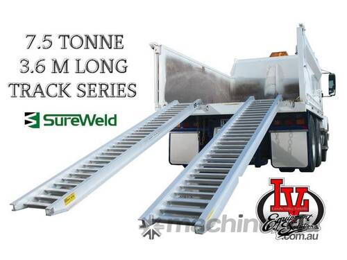 SUREWELD 7.5T LOADING RAMPS 7/7536T TRACK SERIES