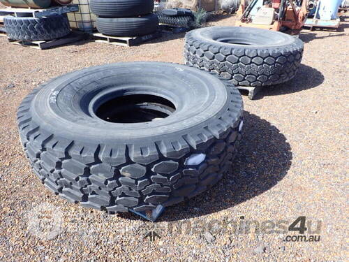 2 X BRIDGESTONE RADIAL TYRES 18.00R25 [UNUSED]