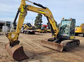 YANMAR SV100 10T EXCAVATOR WITH FULL A/C CABIN, STEEL TRACKS WITH PADS, CIVIL SPEC AND 2750 HOURS - picture1' - Click to enlarge