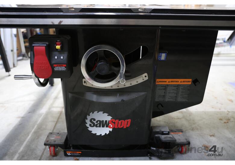 Used 2018 sawstop SawStop Industrial Table Saw 5HP 415V 3PH with 53 Premium TGlide Fence System