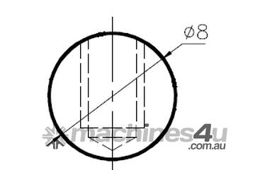 8MM DIA RADIUS BAR PRESS BRAKE TOOLING | TO SUIT SMALL RADIUS BAR HOLDER