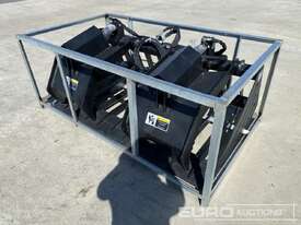 Unused Hydraulic Grapple Bucket to suit Skidsteer Loader - picture0' - Click to enlarge