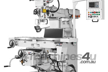 Jen Lian Vertical Turret Milling Machine w/ Swivel Table, 7.5hp / 5.5kw