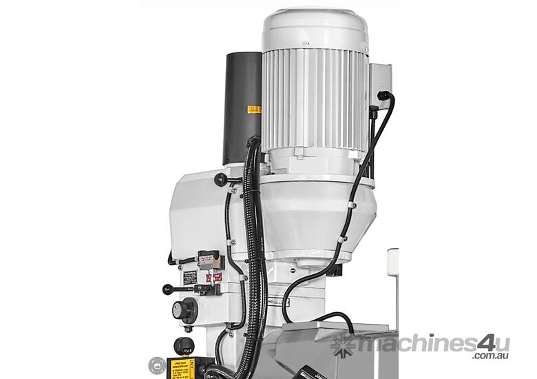 caption Jen Lian Vertical Turret Milling Machine w/ Swivel Table, 7.5hp / 5.5kw