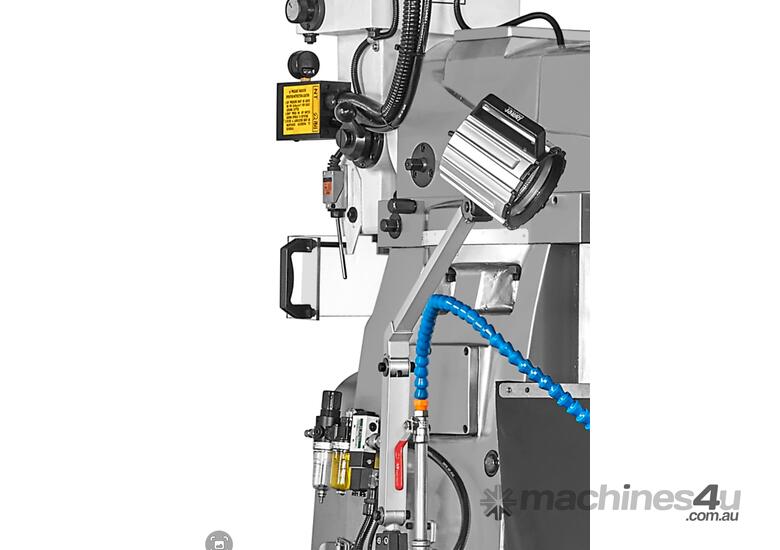 caption Jen Lian Vertical Turret Milling Machine w/ Swivel Table, 7.5hp / 5.5kw