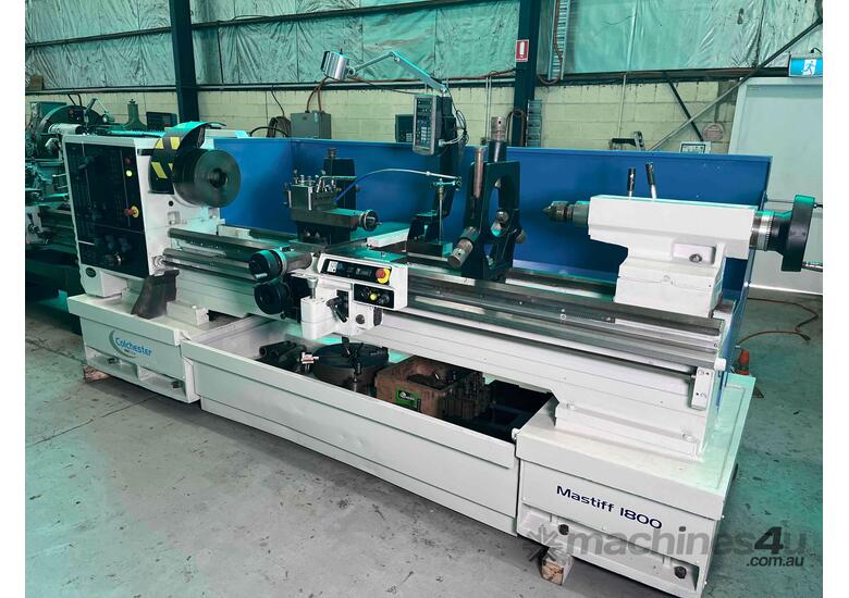 Used 2009 colchester Colchester Mastiff VS 1800 toolroom lathe Engine