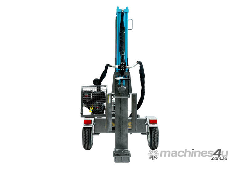 caption HZC BLUE GEM TURNTABLE 30T LOG SPLITTER-BRIGGS & STRATTON 6.5HP