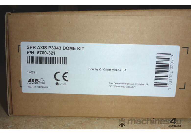 New Axis P3343 Surveillance Camera Dome Kit 5700-321
