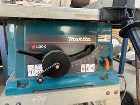 MAKITA 2703 TABLE SAW ON STAND  - picture0' - Click to enlarge