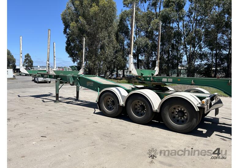 Buy Used 2018 kennedy 2018 Kennedy Tri-Axle Drop Deck Folding Skel ...