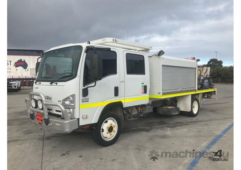 caption 2012 Isuzu NQR 450 Crew Dual Cab Service Body