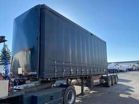 2008 Krueger ST-3-38 Tri Axle Flat Top Curtainsider A Trailer - picture0' - Click to enlarge