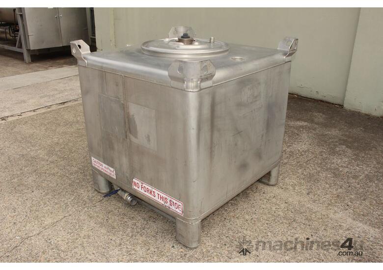 caption Stainless Steel IBC.
