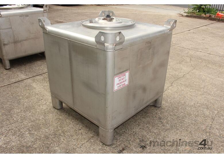 caption Stainless Steel IBC.