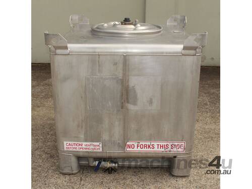 caption Stainless Steel IBC.