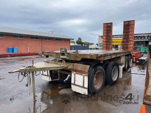 1988 Haulmark 4DT Quad Axle Dog Plant Trailer