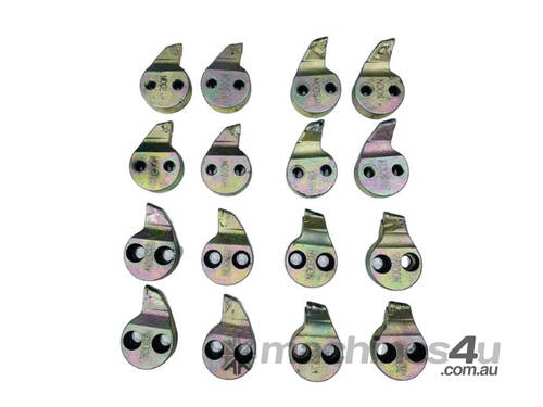 caption Stump Grinder teeth (set of 8) for Mini Loader - Dingo, Toro, Vermeer, Boxer & Viking