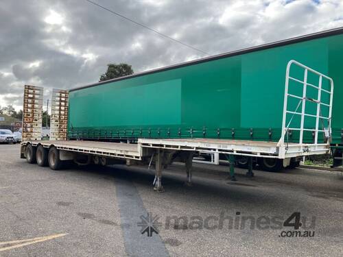 2014 Barker Heavy Duty Extendable Drop Deck Tri Axle Trailer