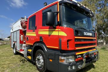 Scania P94D 300 4x2 Automatic Crewcab Firetruck. Ex QLD Fire & Rescue Service.