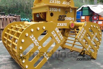   20-48 ton (90 or 100mm pin) Excavator Hydraulic Clamshell Skeleton Grapple Bucket