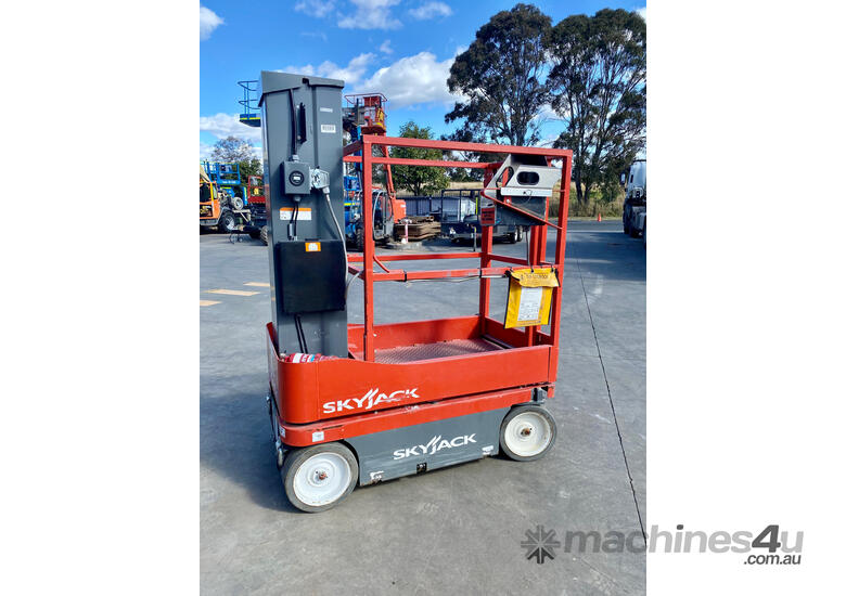 caption SkyJack SJ12 Man Lift - 5.65m Height / 227 kg Capacity
