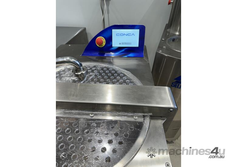 caption Selmi Conca chocolate conche and melting tank