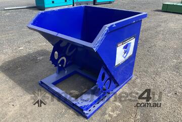 1 Cubic Yard Self Tipping Skip Bin to Suit Forklift